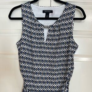 White House Black Market Sleeveless Womens Blouse Size Medium NWOT